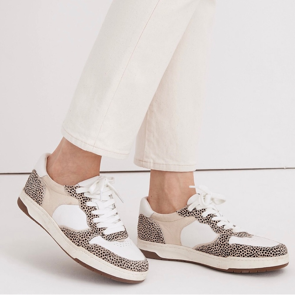 Court Sneakers in Spotted Calf Hair women’s 8